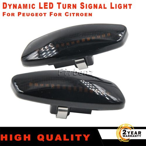 Clignotant Dynamique À Led Pour Voiture, Feu De Position Latéral, 2 Pièces, Pour Citroën C4 Picasso C3 C5 Ds4 Peugeot 308 207 3008 5008 Rcz