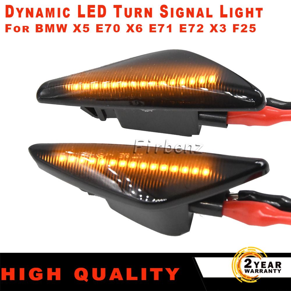 Feu De Signalisation Latral Led Dynamique, 2 Fois, Pour Bmw...
