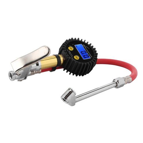 Pompe À Air Numérique Pour Voiture Et Moto, Gonfleur De Pneus, Avec Manomètre, Testeur Universel, 3-200psi