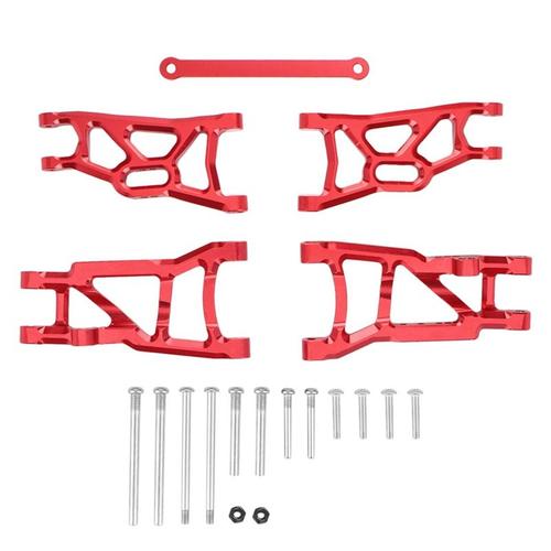 Bras De Suspension Avant Et Arrière En Métal, Pièces De Voiture Rc, Kit De Voiture Rc Pour 1/10 Traxxas Slash 2wd Vxl Nitro Slash Rustler F-150 Raptor Red