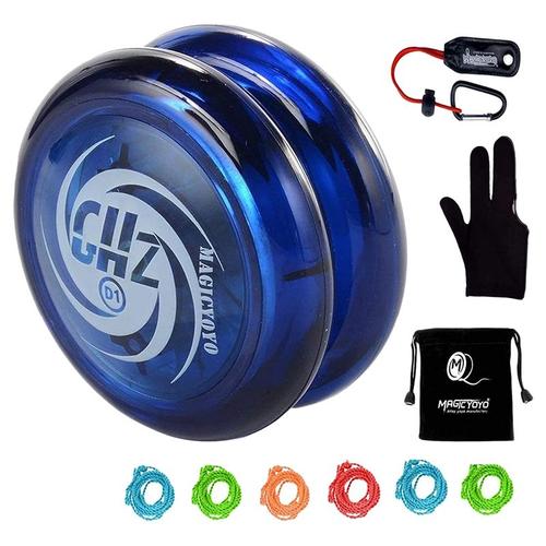 Boule Réactive Fbil-Magicyoyo De Yoyo De Canalisation De Boucle En Plastique De D1 Ghz Avec 6 Cordes, Isot, Poudres De Yoyo Jouets Pour Des Enfants