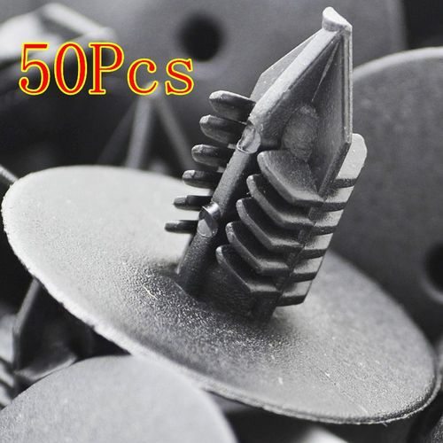 Rivets En Plastique De 10mm, 50 Pièces, Attaches De Porte, Garde-Boue, Couvercle De Pare-Choc, Clips Pour Toyota Vw Renault
