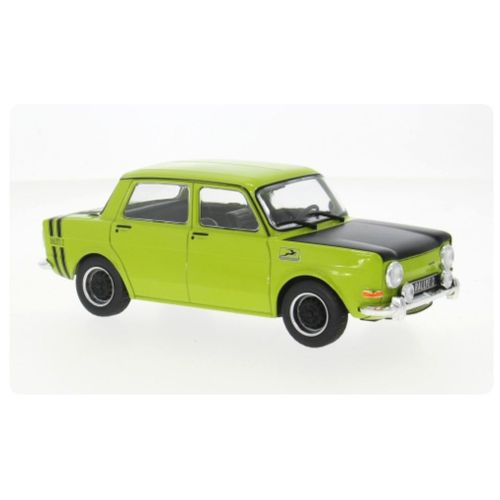 Simca 1000 Rallye 2 Vert capot noir 1970 1/24 Whitebox