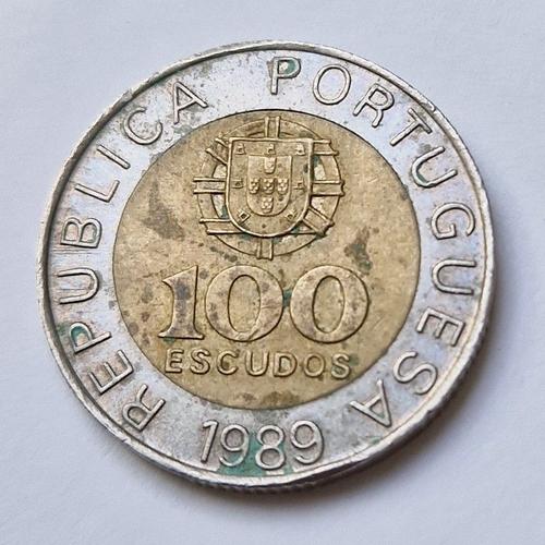 Pièce De Monnaie 100 Escudos (République) 1989 Portugal