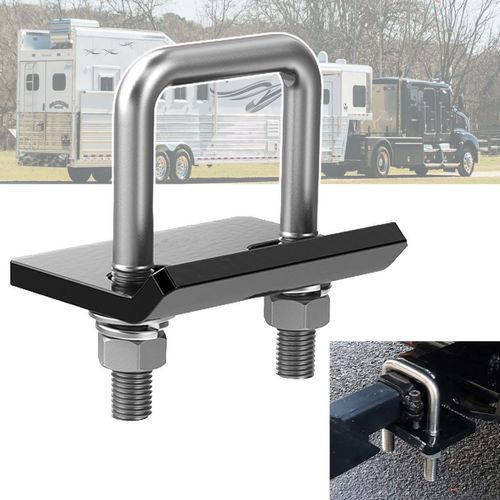 Stabilisateur Universel En U Anti-Hochet, Verrouillage, Pince De Serrage D'attelage Robuste, Coupleur D'amortisseur De Remorquage Pour Remorque, Camion, Supports De Vélo