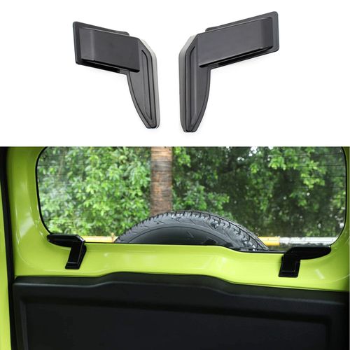 Couvercle De Protection De Fil Chauffant Pour Pare-Brise Arrière, 2 Pièces, Noir, Accessoires D'intérieur De Voiture Pour Suzuki Jimny Sierra Jb64 Jb74 2019 2020 2021