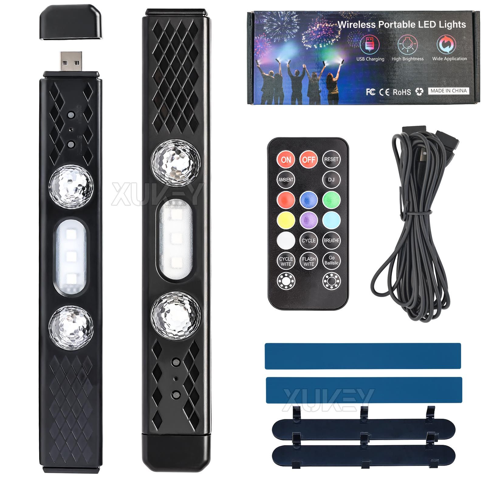 Lumires De Plafond De Toit Intrieur De Voiture, Sans Fil, ... - 2