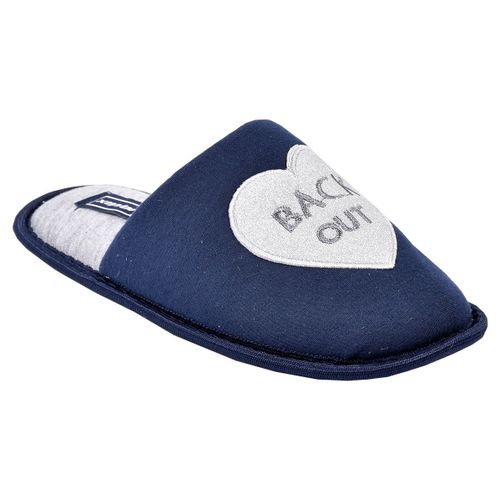Pantoufle Chausson Fantaisie Md6049 Marine