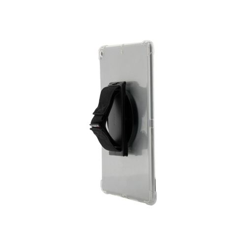 Mobilis - Dragonne pour tablette - universel, adhésif, rotation à 360°, + béquille, + porte-stylet - noir