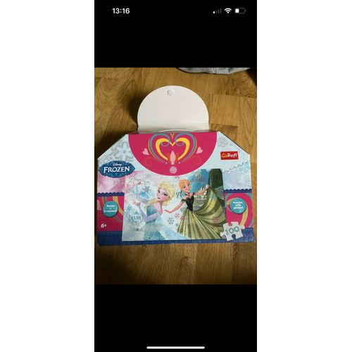 Puzzle à paillettes la Reine des neiges Valentine 100 pièces
