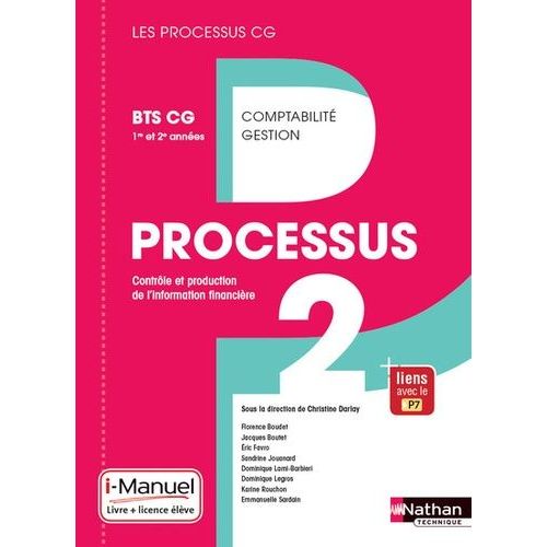 Processus 2 Contrôle Et Production De L'information Financière 1re Et 2e Années Bts Cg