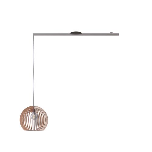 Lightswing® Single - Inox - 90cm - Système De Suspension Pour Une Lampe À Suspendre