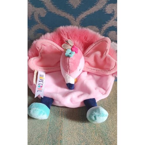 Doudou flamand rose tropi'cool doudou et compagnie