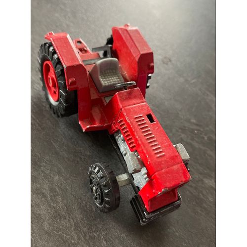 Majorette tracteur 1/60 rouge 