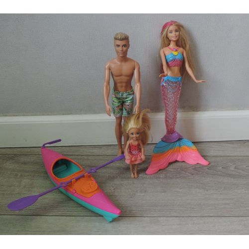 BARBIE SIRENE, KEN ET CHERIL