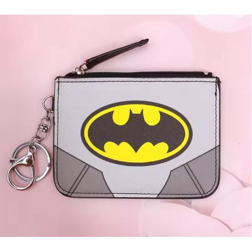 porte-monnaie super-héro cuir PU pour enfant 9x12cm - Batman-1