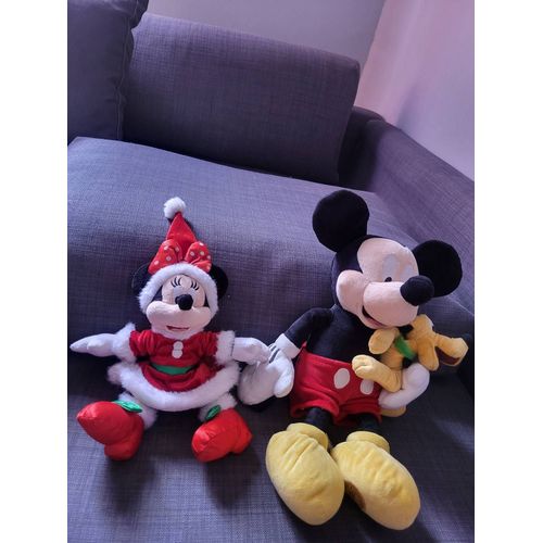 Peluche mickey et minnie