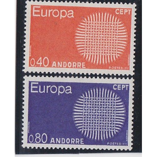 Andorre N° Yt 202/203 Neufs *