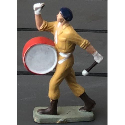 Figurine Grosse Caisse Fantassin Défilé Tenue D'Eté Starlux, Militaria