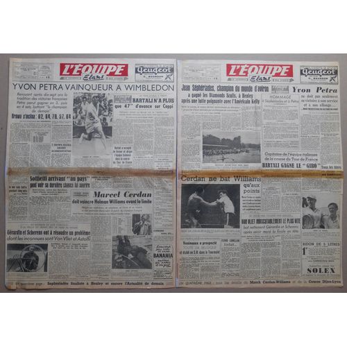 8 Numéros De L'Équipe De 1946