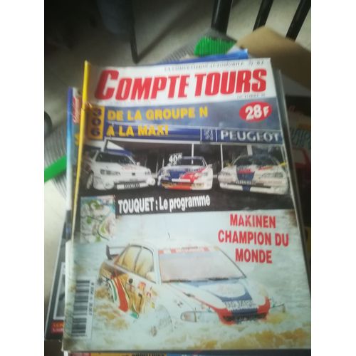 Compte Tours 82 De 1996 Peugeot 205 Gr F,Bethune,Nice,Loheac,Retailleau,Peugeot 306 S16 Gr A,306 Maxi