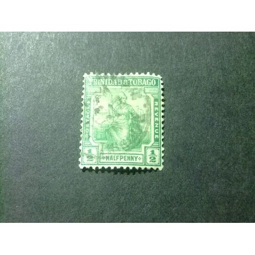 51 Trinidad, Tobago, Colonie Britannique 1913-1918 / Britannia / Yvert 78 Fu