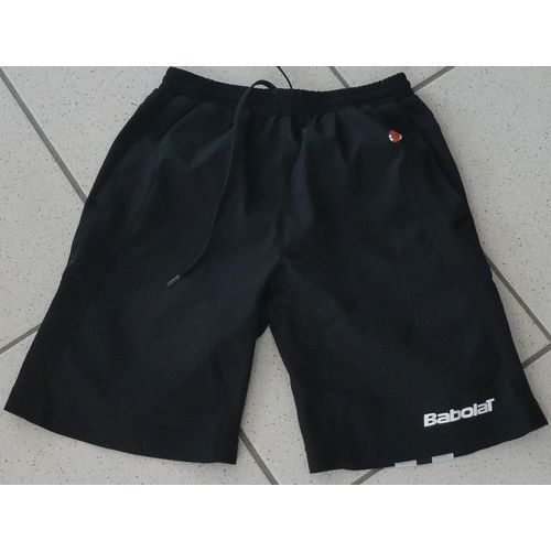 Short Tennis Barbolat 8 Ans Noir