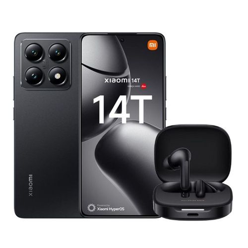 PACK SMARTPHONE XIAOMI 14T 6,67 5G DOUBLE NANO SIM 256 GO NOIR TITANE + REDMI BUDS 6