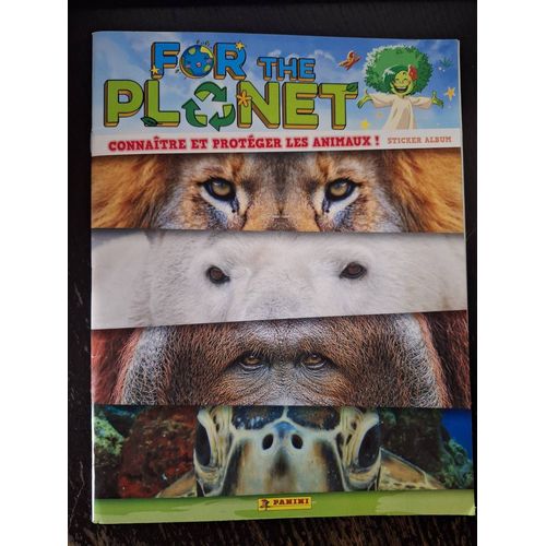 Album Stickers Panini For The Planet Connaître Et Protéger Les Animaux