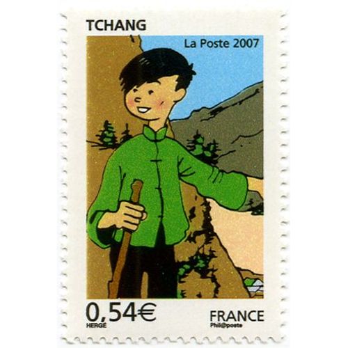 France 2007, Très Beau Timbre Neuf** Luxe Yvert 4056, Les Voyages De Tintin, Tchang - Tintin Au Tibet.