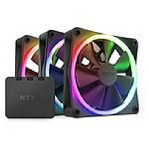 Nzxt F120 Rgb Triple Pack Boitier Pc Ventilateur 12 Cm Noir 3 Pièce(s