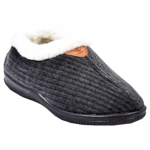 Pantoufle Chausson Cocooning Md7281 Gris Velours