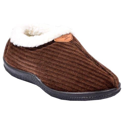 Pantoufle Chausson Cocooning Md7281 Marron Velours