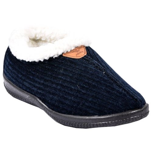 Pantoufle Chausson Cocooning Md7281 Marine Velours