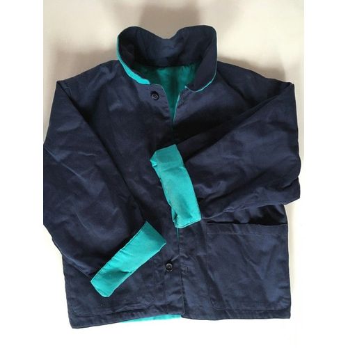 Veste Reversible Marine / Vert &#34 Jacadi &#34 Taille 6/8 Ans Idée Cadeau