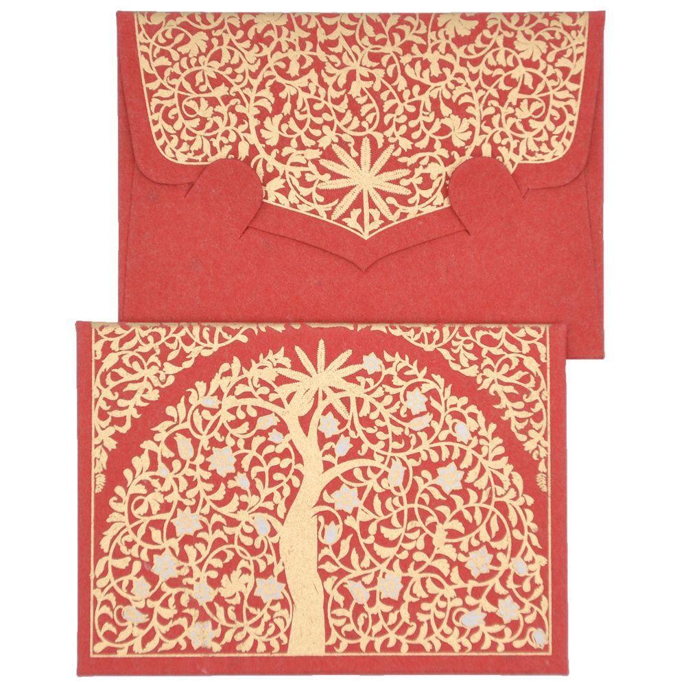 PAPERTREE GAÏA 5 x Mini Enveloppe Message + carte 8 5x6cm Cappucino - La  Poste