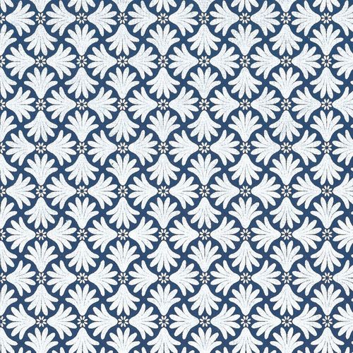 Papertree 50*70 Cm 100 G Isis Bleu/Argent - Lot De 10 Feuilles