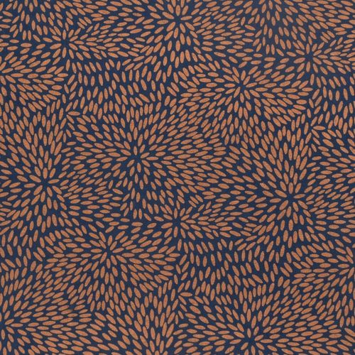 Papertree 50*70 100g Kaori Bleu/Cuivre - Lot De 10 Feuilles