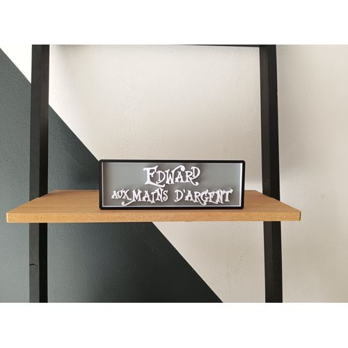 Plaque Cinema / Edward Aux Mains D Argent