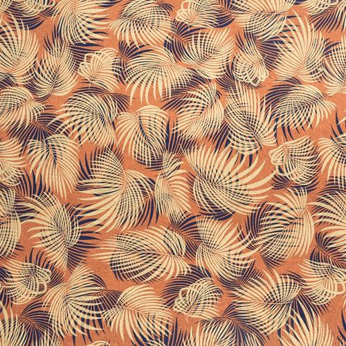 Papertree 50*70 100g Palme D'or Bleu/Or Et Cuivre - Lot De 10 Feuilles