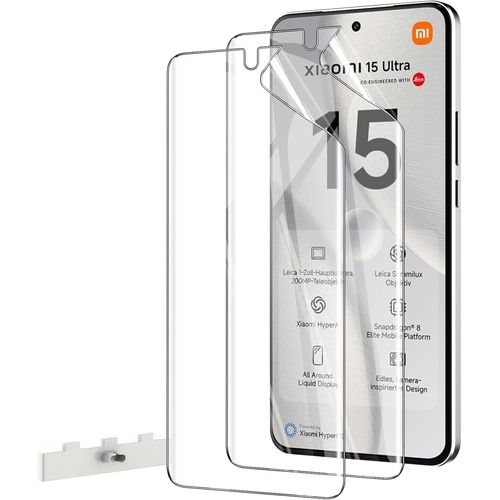Protection Écran Pour Xiaomi 15 Ultra/Xiaomi 15 Pro[2 Pièces] Film De Protection En Tpu Flexible Compatible Avec Xiaomi Mi 15 Ultra,Hd Transparent,Résistant Aux Rayures, Facile À[Trempe11354]
