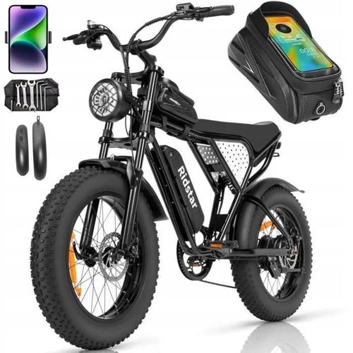 Ridstar Q20 Bicyclette Électrique 1500w 20ah 55km/H Véhicules Électriques Tout-Terrain Homme/Femme
