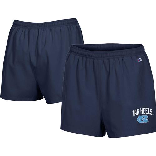 Short Taille Haute Pour Fan De Football Champion De La Caroline Du Nord, Bleu Marine, Tar Heels Pour Femme