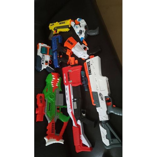 Lot De Pistolets Nerf, Fortnite, Xshot Et Autres
