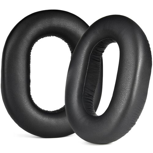 Coussinets de rechange pour casque Plantronics BackBeat FIT 6100, Cuir Protéiné et mousse à mémoire de forme, Noir