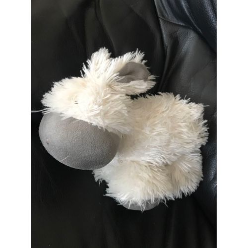 Peluche Âne Nature Et Decouvertes Blanc Gris Cheval 23 Cm