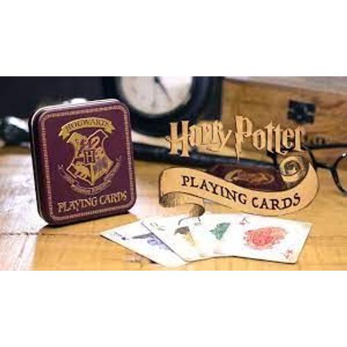 Jeu De Cartes Harry Potter Hogwarts En Boite Métal