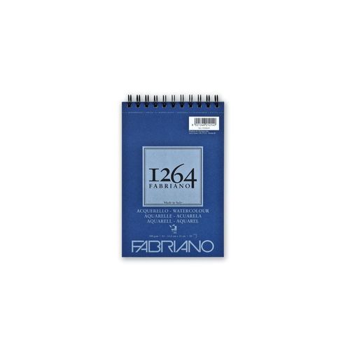 Fabriano 1264 Bloc Papier Aquarelle A5 300g-Spiral Haut- 20fl 14,8x21