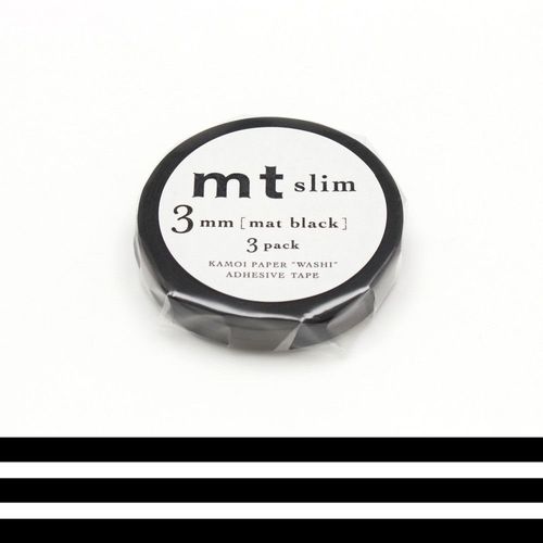 Mt Slim Set De 3 Mt Slim 3mm Uni Noir / Matte Black