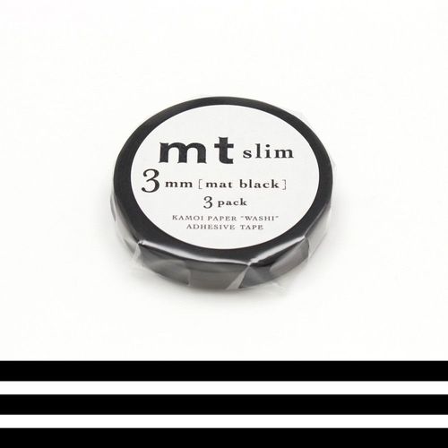 Mt Slim Set De 3 Mt Slim 3mm Uni Noir / Matte Black